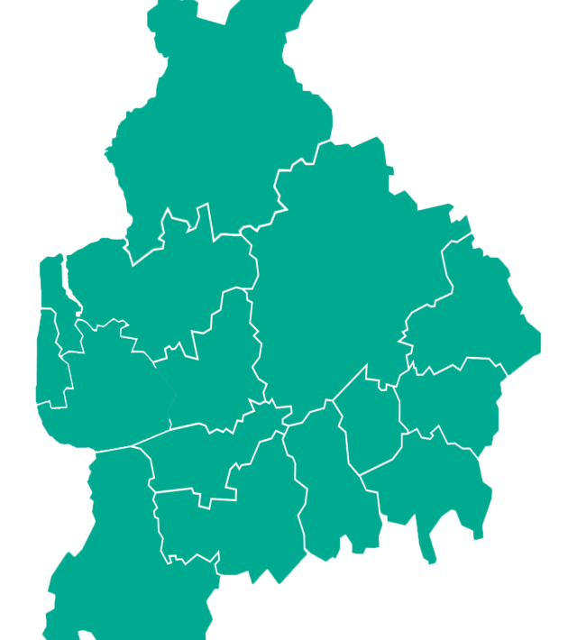 map of Lancashire