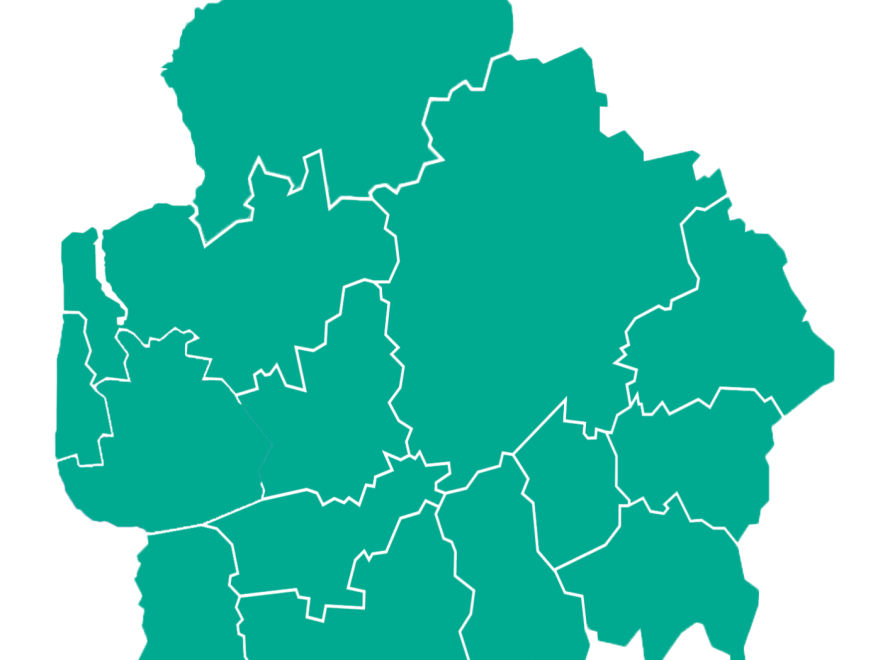 map of Lancashire