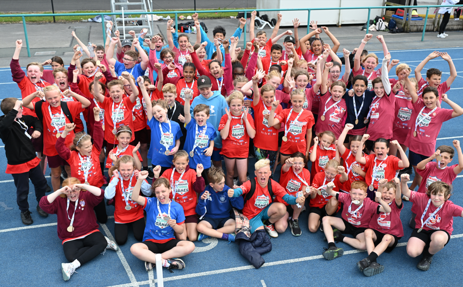 Hundreds of children participate in SPAR Lancashire School Games ...